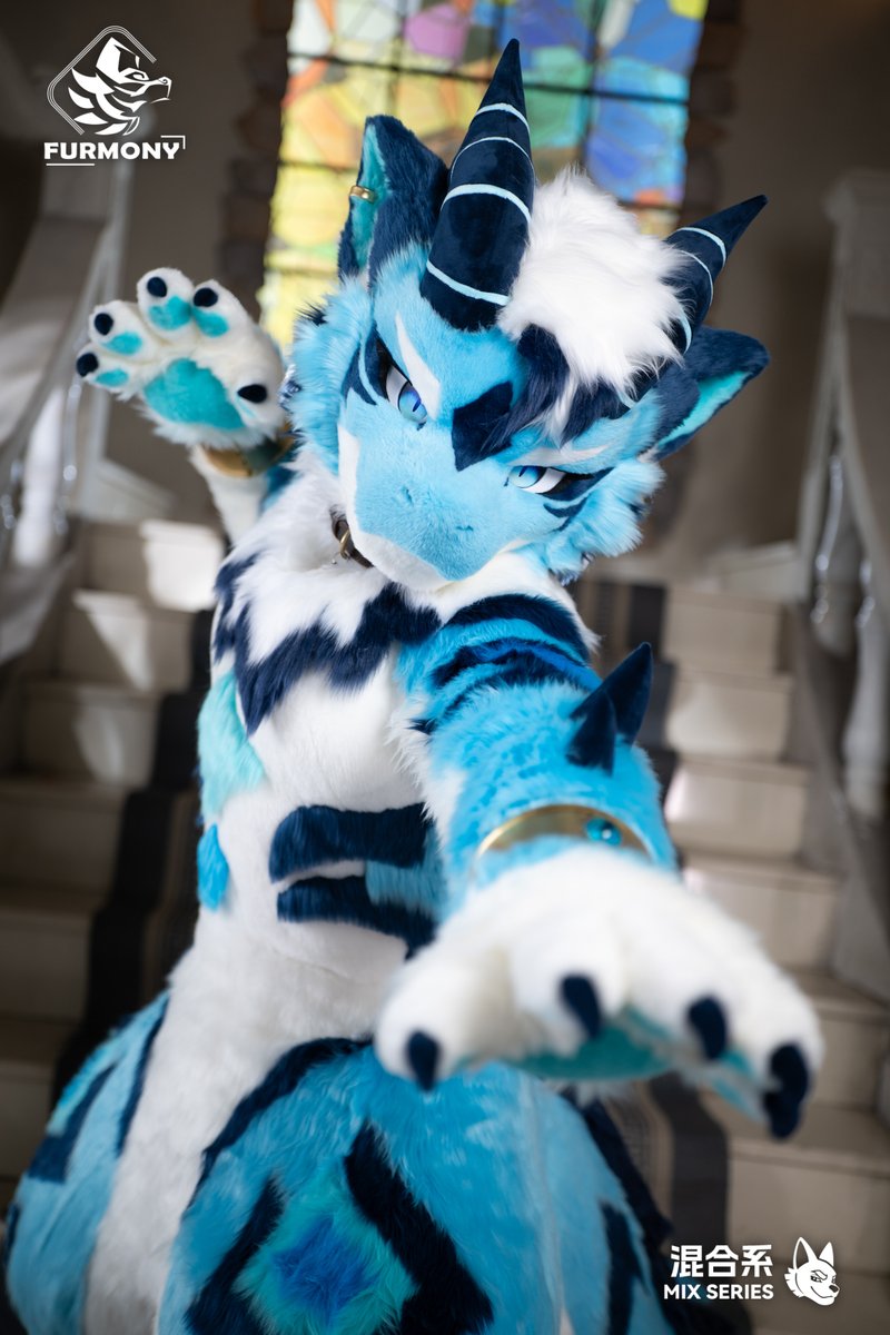 furmony's tweet photo. 「New Commission Finished」  
"I can't wait to go to all kinds of places and meet so many new people!"
Thanks for the trust from @hi_roduki

#furmony #furry #fursuit #鸿萌造物 https://t.co/QvOoF6PRRb