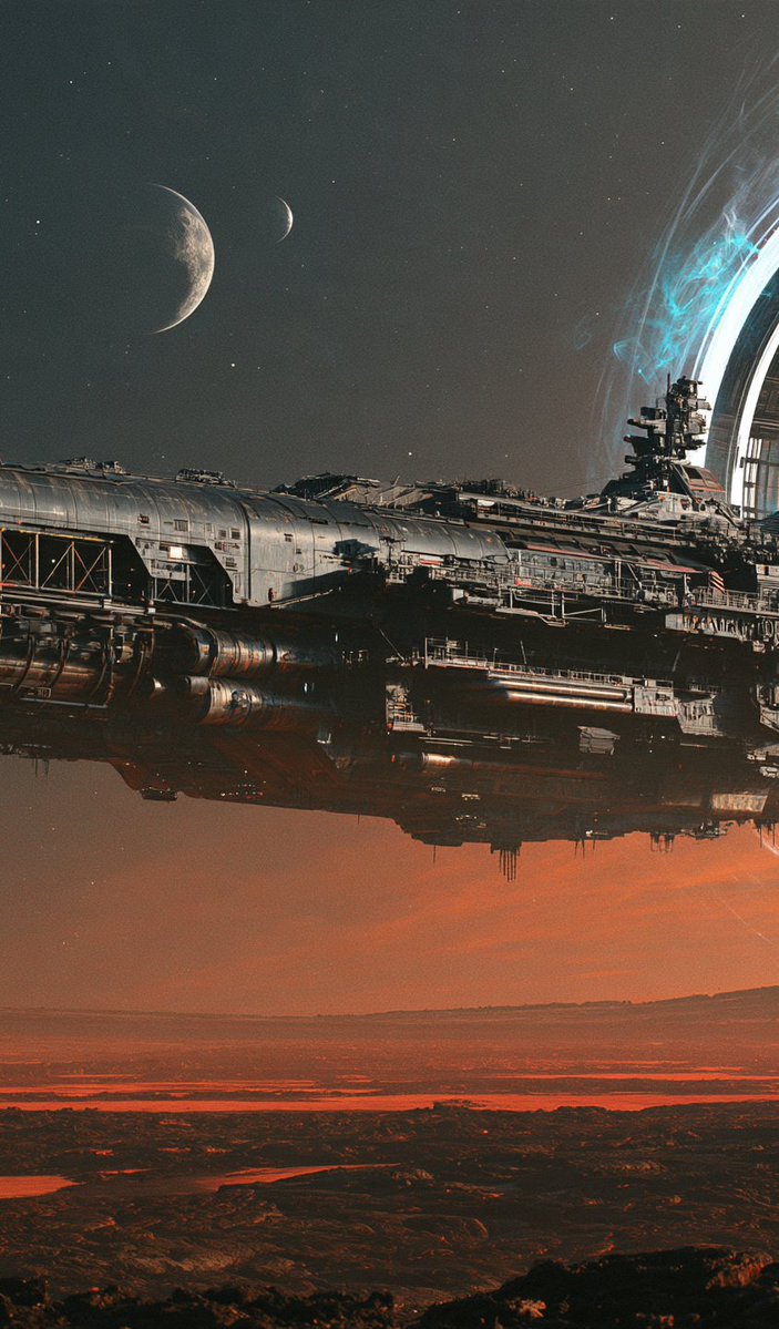 QamarRiaz1's tweet photo. MAXIMUS STARSHIP — PORTAL CROSSING PANORAMA | MJ 8.2 https://t.co/wef0l2uhje