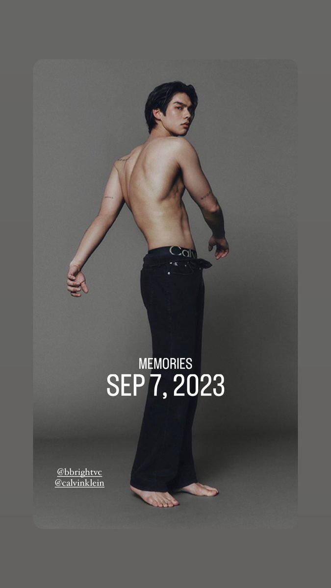 TharineePooH's tweet photo. MEMORIES
SEP 7, 2023
IGs : kokonichakul
Bright Vachirawit
#CalvinKleinxBright
#CalvinKlein
#bbrightvc @bbrightvc https://t.co/RHLgtWENaX