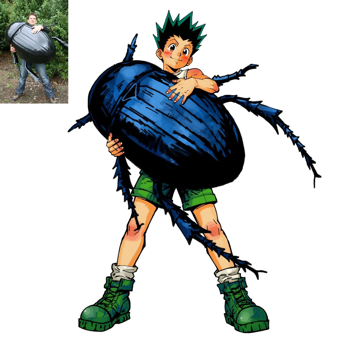 caed_red's tweet photo. looks like Gon’s big dream is to catch the biggest damn bug he can find and bring it back home where Killua’s definitely gonna hate that thing. but nobody gonna warn him AT ALL

#hxh #hunterxhunter #gon #gonfreecs #art https://t.co/b6WU0LbpJL