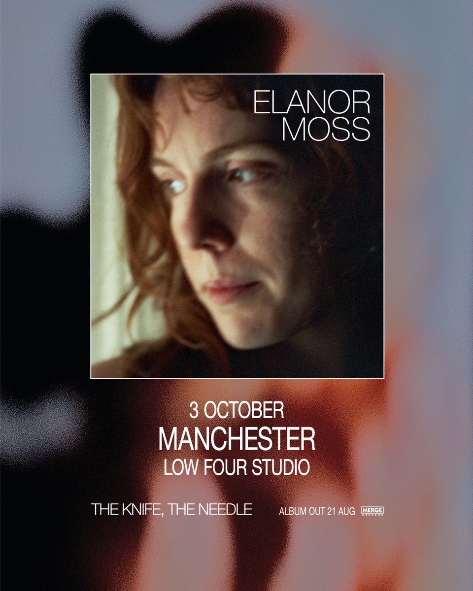 heymanchester's tweet photo. LAST CHANCE: There are exactly eight tickets left for @elanor_moss at @lowfourstudio on Sat 3 Oct! Read more - and book ASAP: https://t.co/IY0FgUAVKF https://t.co/ARkWFpMP1c