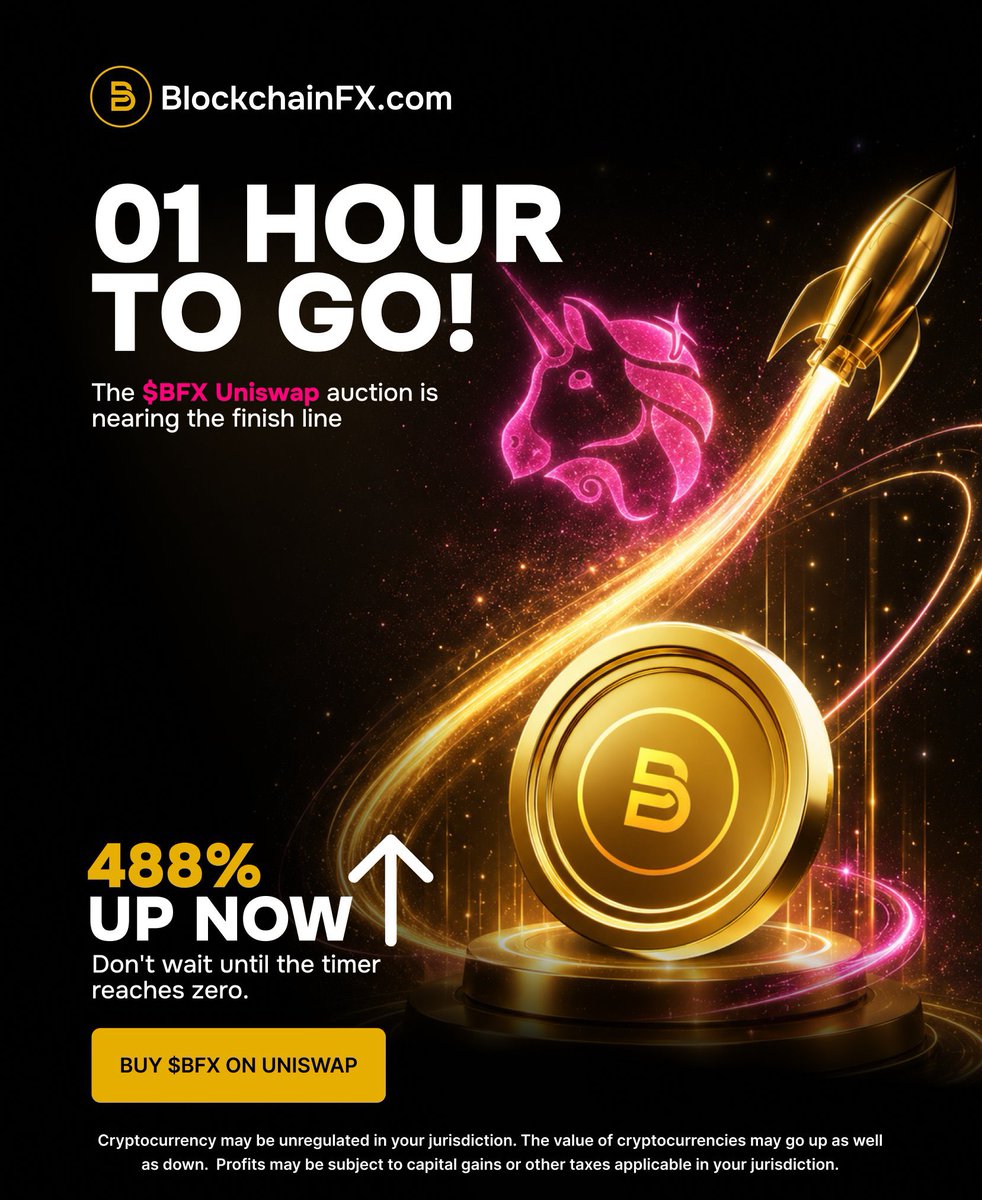 BlockchainCTOx's tweet photo. @🚨 1 HOUR LEFT!

🆙$BFX now UP 488% 🚀

The whales are lining up now. 🐋

Last chance to get BFX at the current price before live trading. 🔥

Get $BFX on Uniswap now 👇

https://t.co/3yFnWc7uu9… https://t.co/FnJ1fEHyWQ