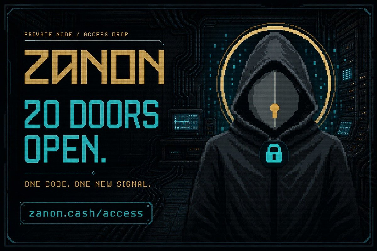 zanonzec's tweet photo. 20 doors into Zanon are open.

A name is optional. A signal is enough.

20 single-use invitation codes in the replies. Complete your free application to claim one.

Enter: https://t.co/9B9DsBPQeu https://t.co/GkVdOxmeZl