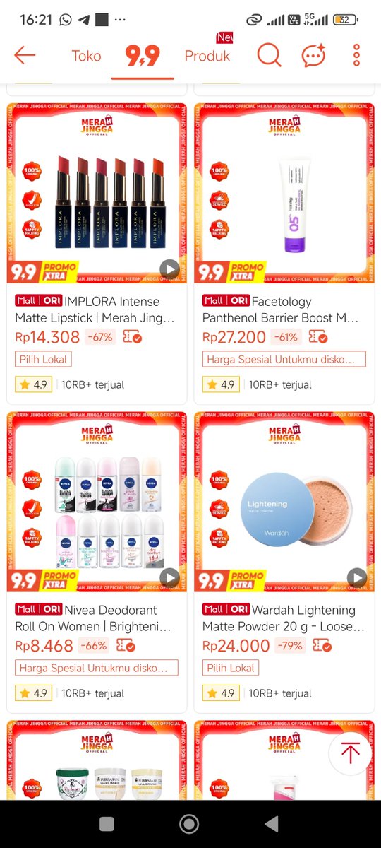 sherennaayaa's tweet photo. MAAF AKU CURIGA BGT SAMA TOKO INI 🙏
Ko bisa banyak brand skincare dan make ada di toko ini tp harganya lbh murah dari official 😭
Ada yg pernah beli disini jg ga? https://t.co/OVrFSwT8cr