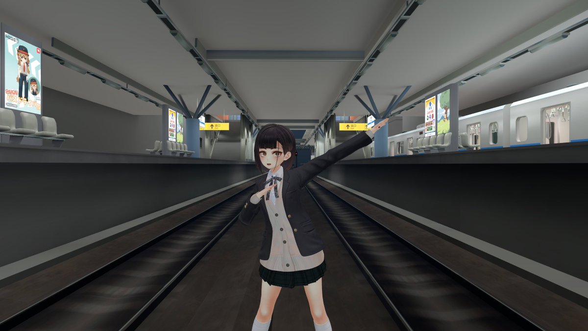 0_your_song_0's tweet photo. World：秦野駅 Hadano station
By ツナ缶 tunacan
駅！！いいね駅！
駅には思い入れがあるのだ😌
#vrc華夜　#PSU https://t.co/jWqug55JHz