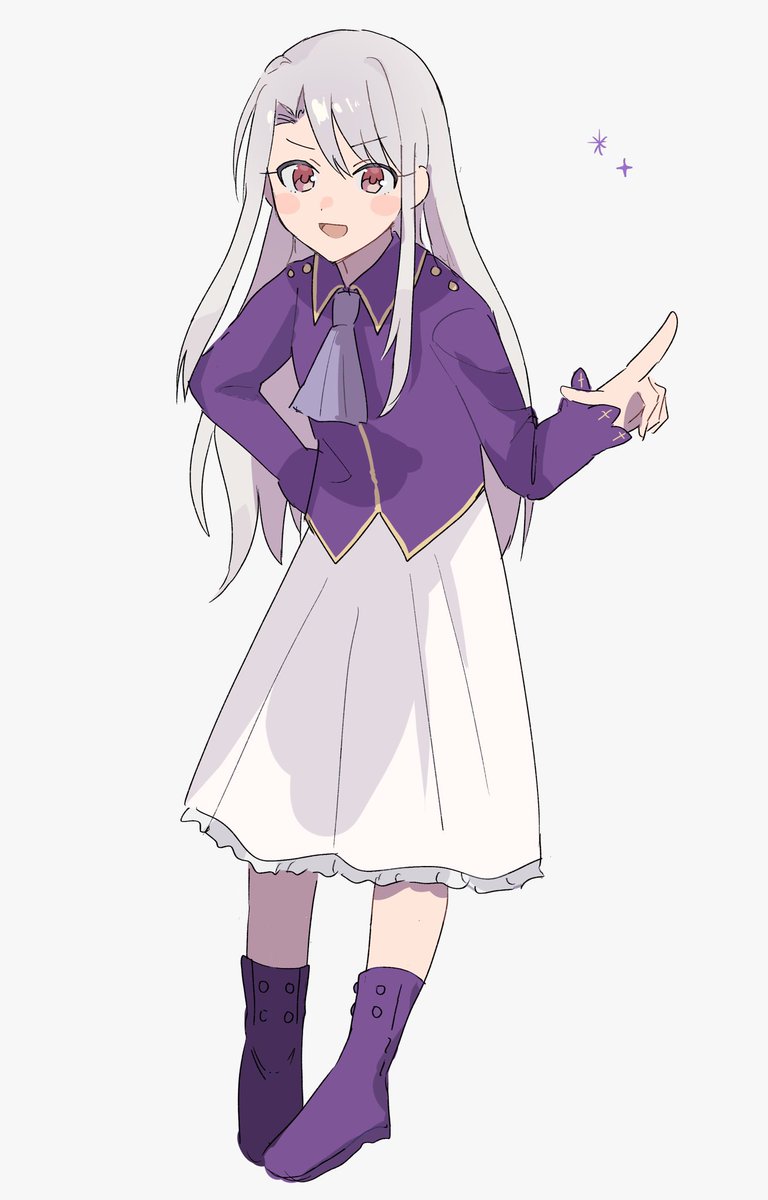 konnno25's tweet photo. 絵の人気TOP3はイリヤちゃん尽くしでした！ https://t.co/DZBCVGWEpR