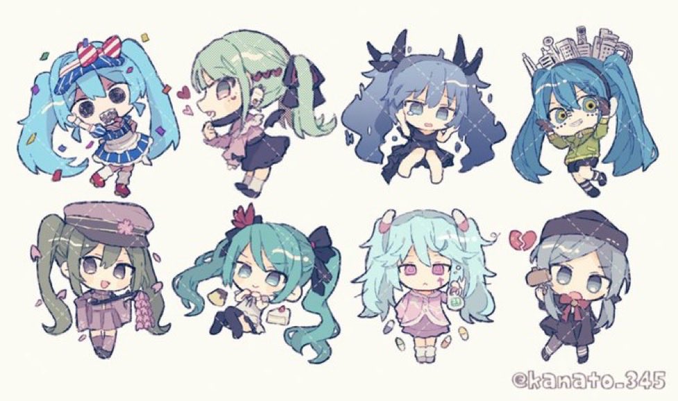 kanato_345's tweet photo. 人気順のイラスト4枚！
全部ミクちゃん🩵 https://t.co/Oh4qSSFn2N