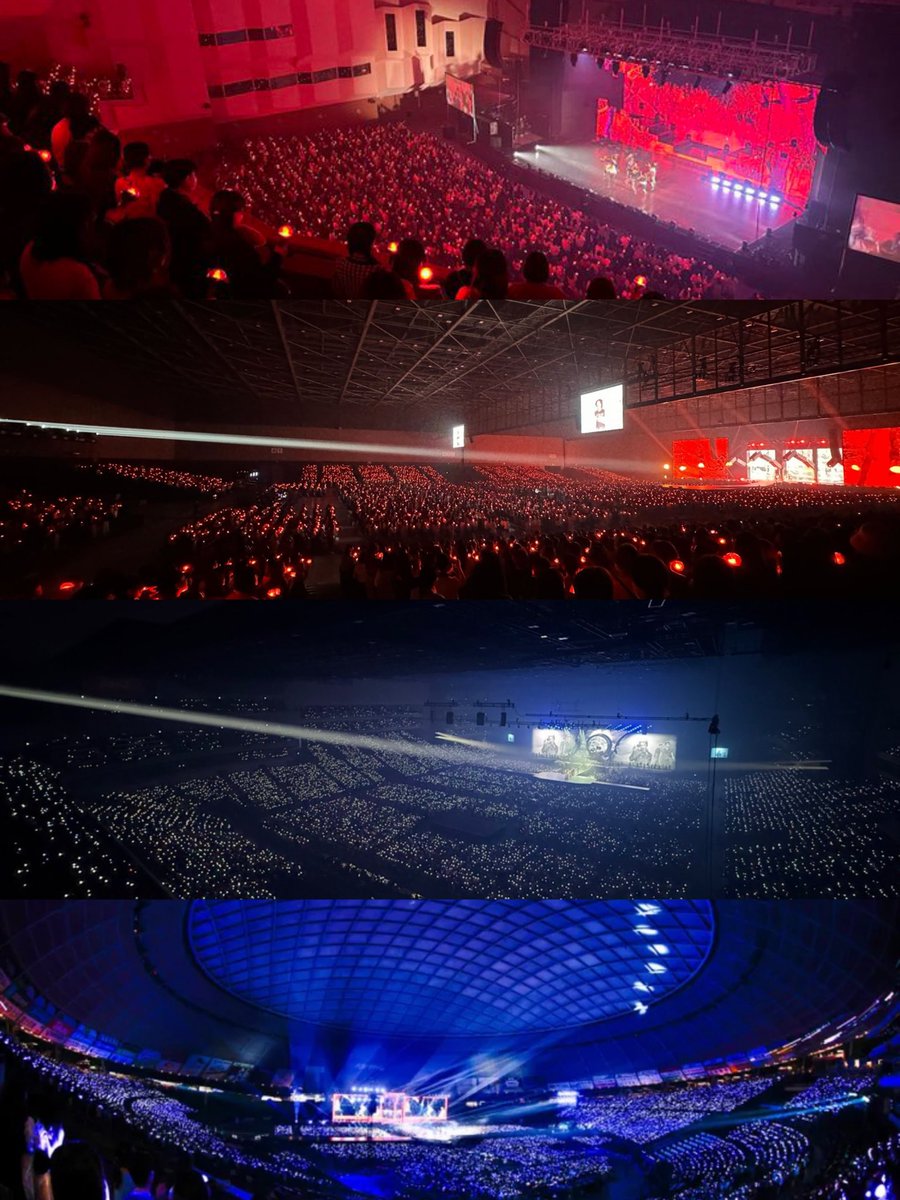 Hao_takichan's tweet photo. 国立大ホール(2024)ポートメッセ(2024)さいたまスーパーアリーナ(2025)そしてベルーナドーム(2026)、2年半で着実に確実に大きくなっていて涙 https://t.co/6MKWQQoD0S