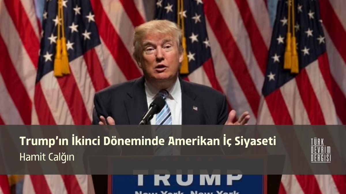 TurkDevrimDergi's tweet photo. Trump’ın İkinci Döneminde Amerikan İç Siyaseti

Yazar: Hamit Calğın (@hamitcalgin0)

"Kendini iki yüzyıldır "dünyanın en eski demokrasisi" olarak tanımlayan Birleşik Devletler, 2025'in başından bu yana, siyaset bilimcilerin "rekabetçi otoriterlik" adını verdiği bir sürece girdi: seçimler sürüyor, meclisler açık, mahkemeler işliyor; ama yürütmenin gücü, kontrol ve denge mekanizmalarını aşındıracak biçimde tek elde toplanıyor. Başkan Donald Trump'ın ikinci döneminin ilk yirmi ayı, bu tabloyu somut tarihler, kararnameler ve mahkeme dosyalarıyla belgeliyor."

Bağlantı: https://t.co/CgxENCIv0j