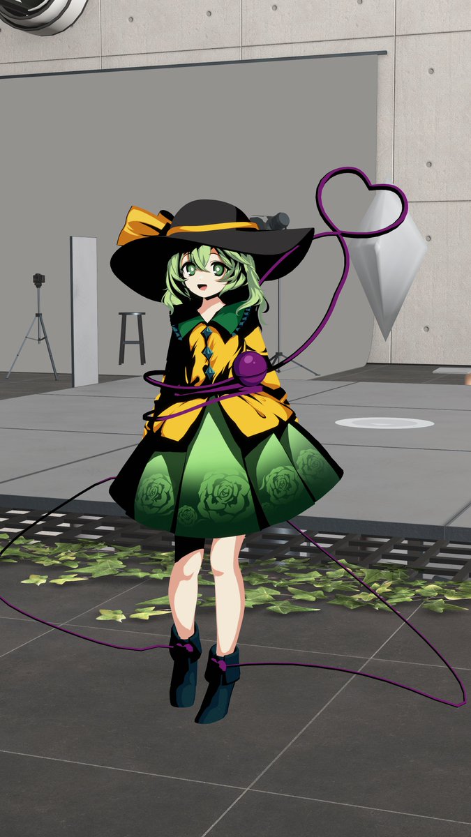 AliceBob26862's tweet photo. イラストに見えるかもしれないけど：
ｿﾉﾏﾏﾀﾞﾖ
unity撮影わからん民だから、いつもVRC内でアバター撮ってるﾖ
ぶっこぬきじゃなくてただの東方の再現改変ﾀﾞﾖ https://t.co/OwVZesFyCG