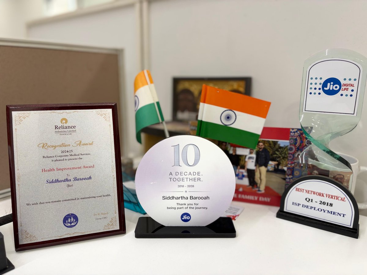SiddharthaBaro2's tweet photo. #10yearsofJio—built on resilience, teamwork &amp; purpose. Proud of a team that continues to deliver beyond expectations. Grateful to colleagues who moved on, and to our families whose sacrifices made this journey possible. The best is yet to come! 💙 https://t.co/hVX32lGQsr