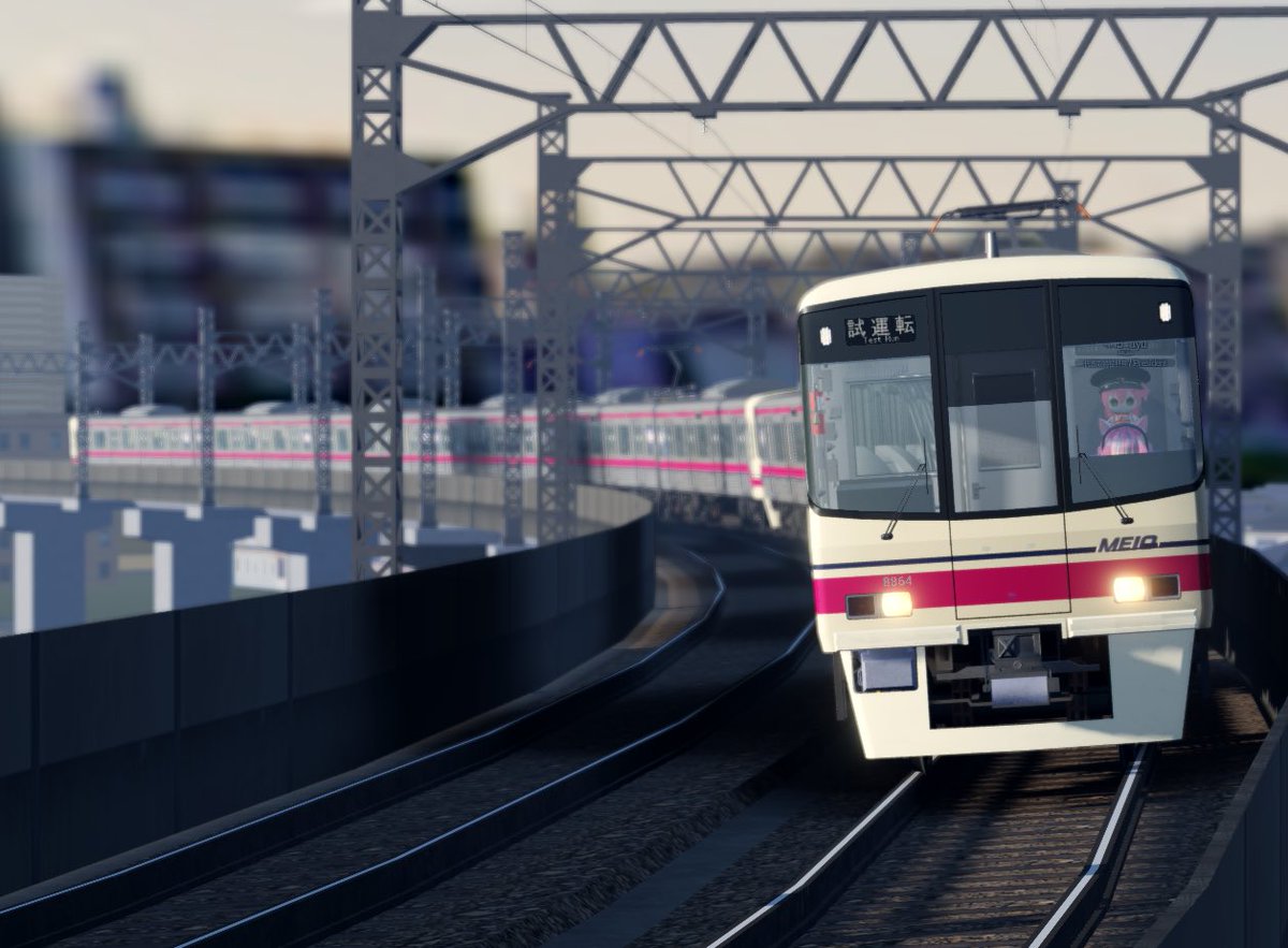 Meio__Railway's tweet photo. 今日で稲嶺に鉄路が伸びてから1年が経ちます。早いですね。 https://t.co/WTKW7fiUY4