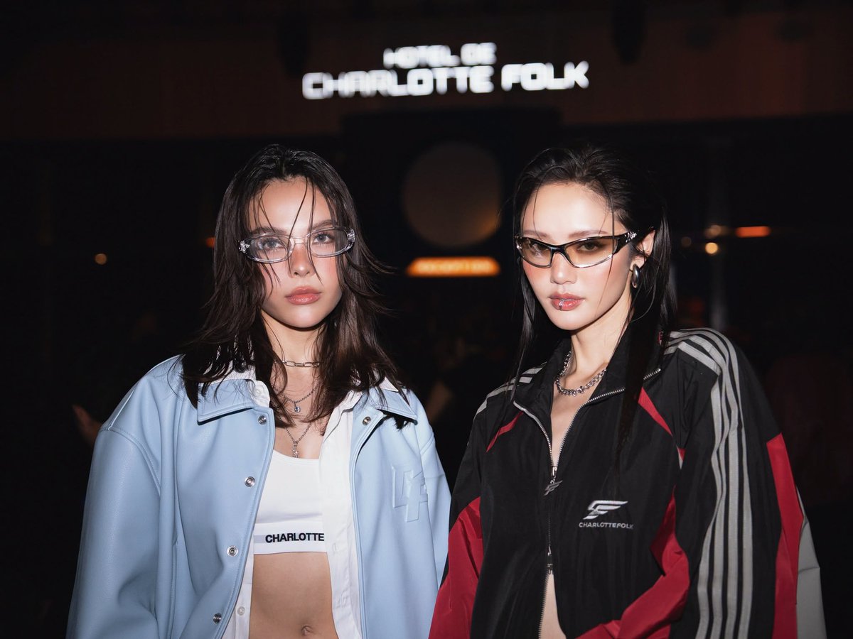 latest_chika's tweet photo. SHEESH, LMSY! ✨

Thai GL stars #LookmheePunyapat and #SonyaSaranphat (#LMSY) captivated fans with their striking visuals as the newest brand ambassadors of a local streetwear brand. https://t.co/xlymzSUycQ