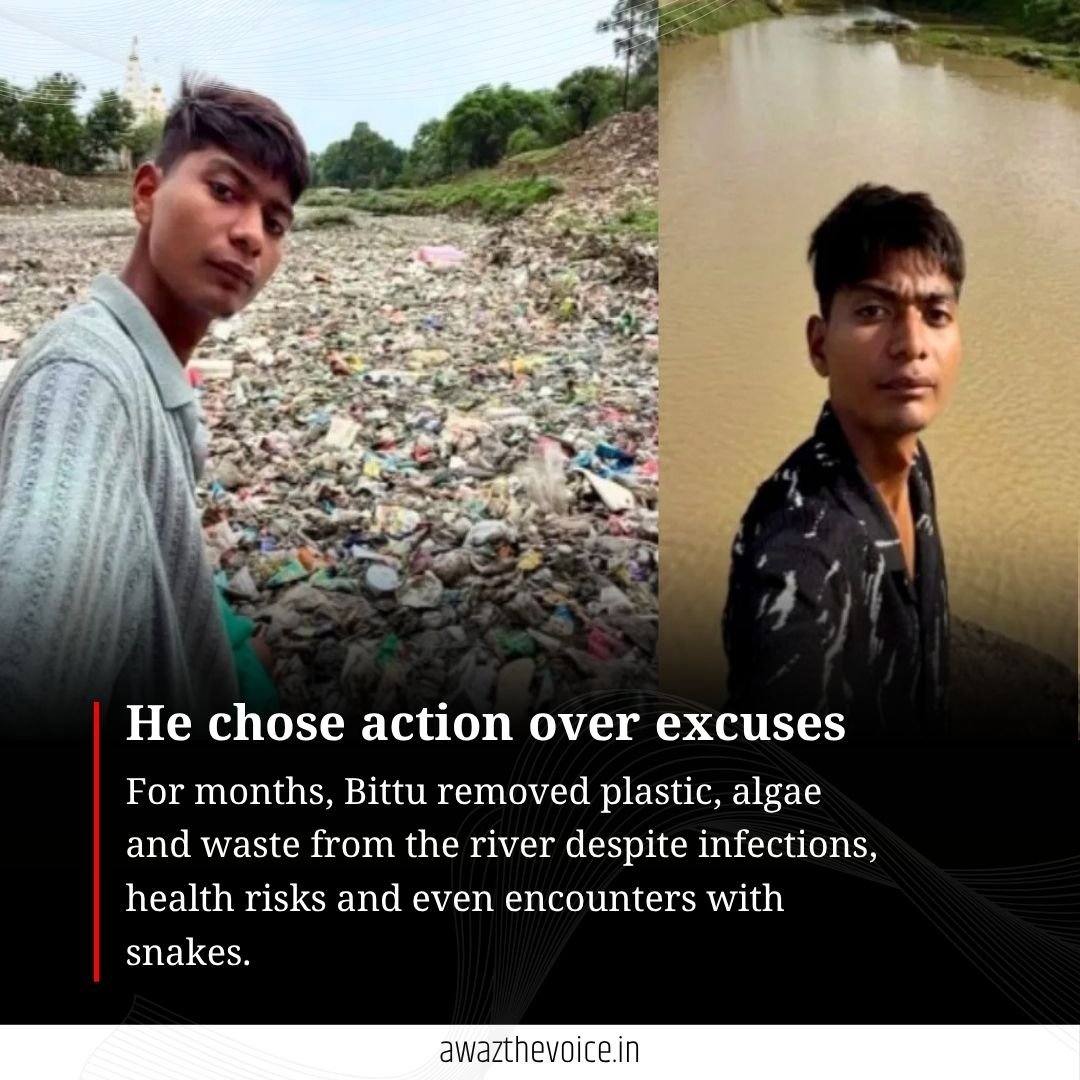 AwazThevoice's tweet photo. One young man. One river. One mission.
#OneMission #RiverConservation #YouthPower #ChangeMaker #InspiringIndia https://t.co/FXWAVFNiWd