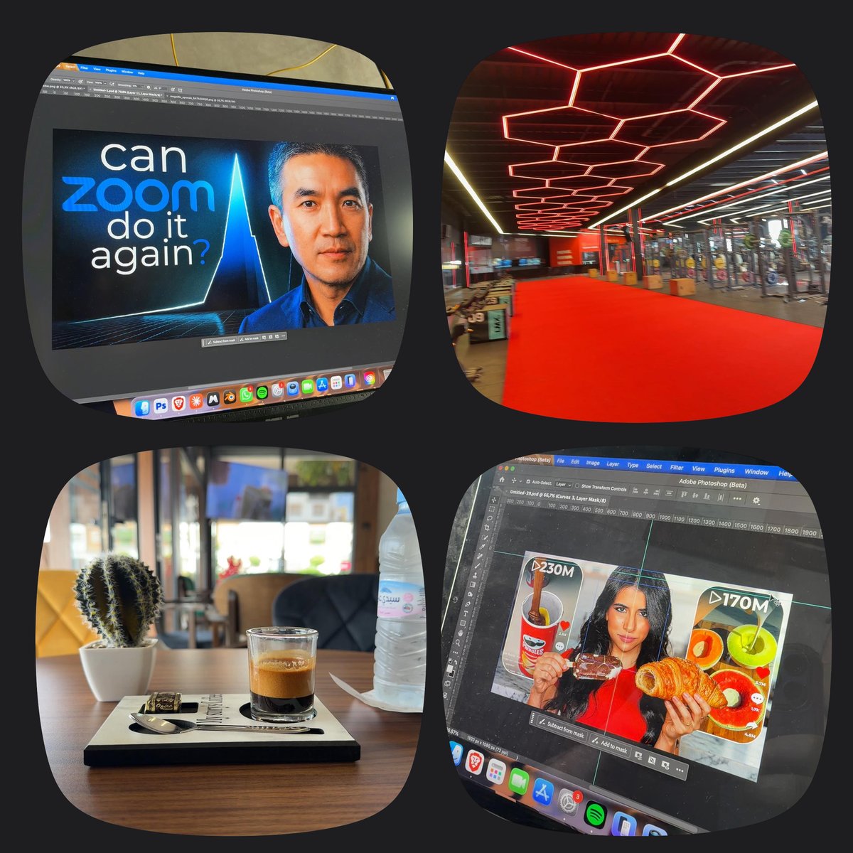 ayyoub7even's tweet photo. Up at 6: two hours of thumbnails, cardio.

And coffee to start the second session. https://t.co/uxeqZPKbeb