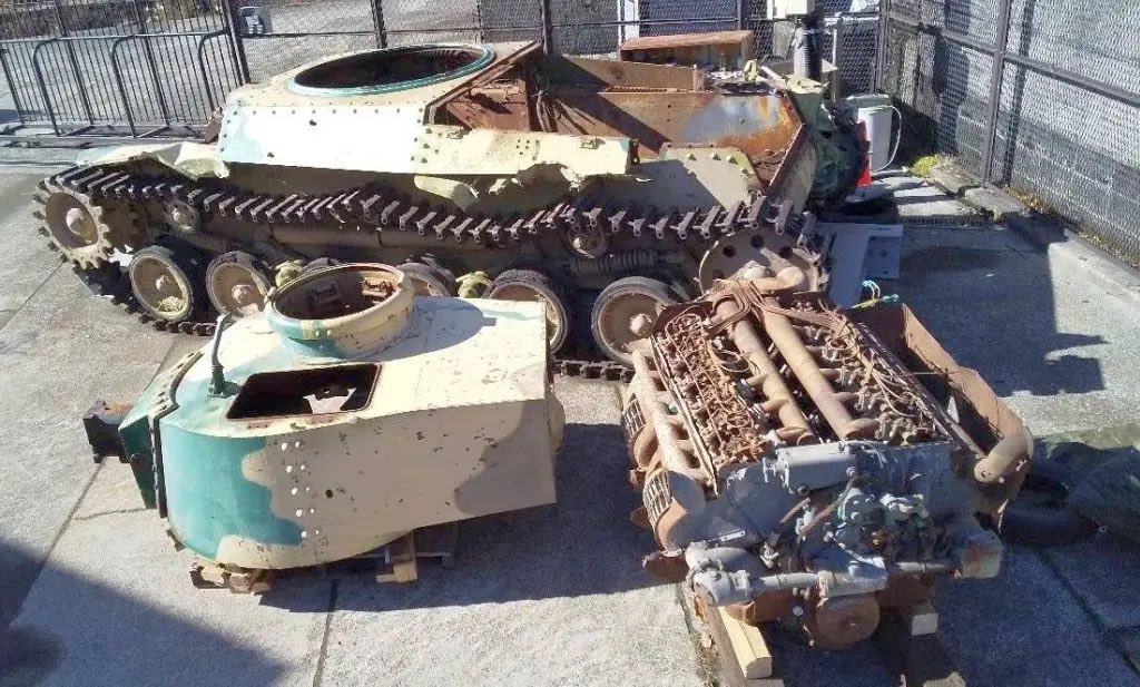 tankmuseum_jp's tweet photo. 本日は #九七式の日 ですね。当会の九七式は国内唯一の九七式中戦車改です！ただいま走行可能な状態にする為のオリジナルエンジン修復計画クラウドファンディングに挑戦中です！ぜひご支援ご協力をよろしくお願いいたします！
https://t.co/Wzd80grW2W https://t.co/jM0tdLnlQg