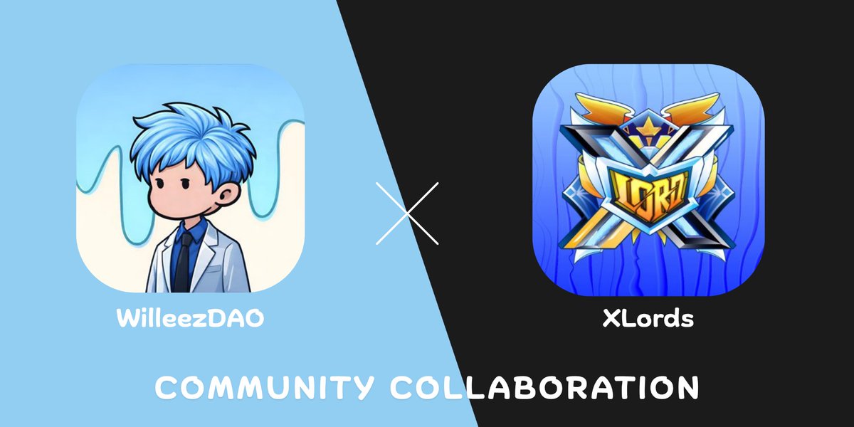 WilleezDAO's tweet photo. We’re proud to announce our new collaboration with @xlords_tech 
 
Giving away few spots 

RQ : 
🔘 Follow @WilleezDAO x @xlords_tech 
🔘 Like, RT and tag your Friends 
🔘 Comments your wallet address https://t.co/P17Ztj3DD0
