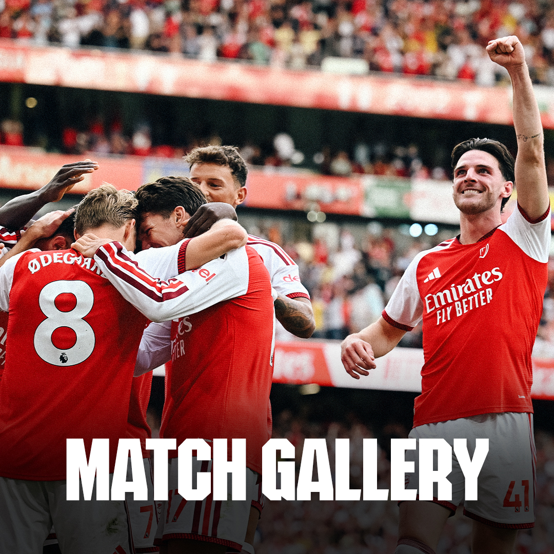 Arsenal's tweet photo. The standards we demand. 

Check out the full gallery from our victory against Chelsea 👇