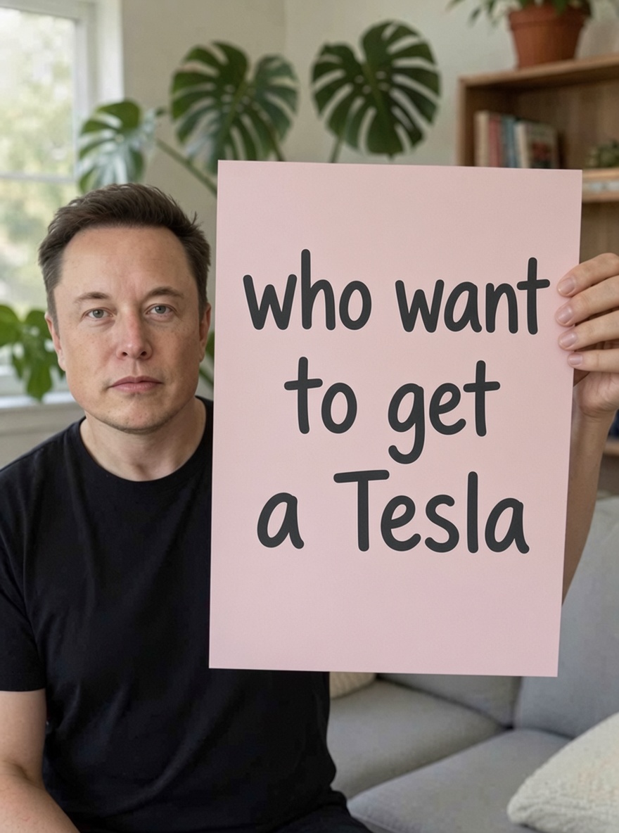 MrMuskrx1's tweet photo. Do you want to get a Tesla?
A: yes
B: No https://t.co/D6PY4YpMBv
