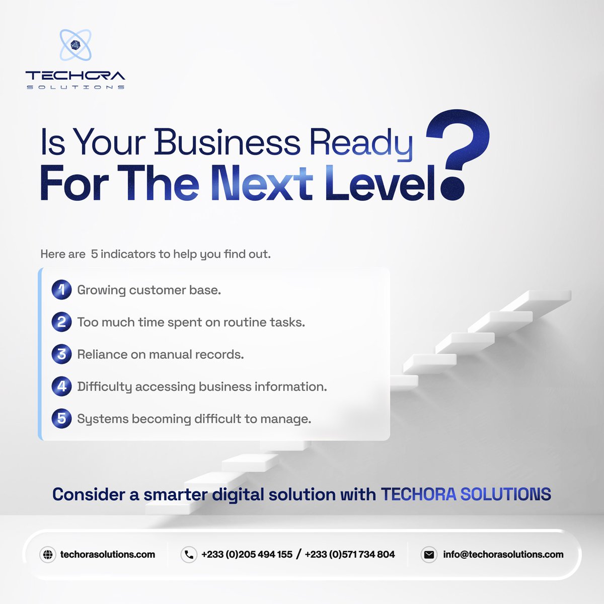 Techora_soln's tweet photo. Business growth shouldn't come with growing operational headaches. If your current systems are struggling to keep up, it may be time to consider a smarter digital solution.

#BusinessGrowth #DigitalTransformation #BusinessTechnology #BusinessEfficiency #TechoraSolutions https://t.co/J9OA2Y9JkC