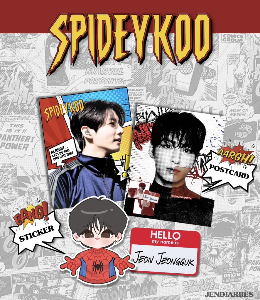 jendiariies's tweet photo. 𝐓𝐡𝐞 𝐀𝐦𝐚𝐳𝐢𝐧𝐠 𝐒𝐩𝐢𝐝𝐞𝐫-𝐊𝐨𝐨𝐤 🕷️♥️
— by @jendiariies 

•  limited qty 
• open for trades!

📍 Hyst Cafe, Cainta
📆 September 27, 2026

#SPIDEYKOOK_YWH_CSE @lovedbykv https://t.co/aY0F3daXyT