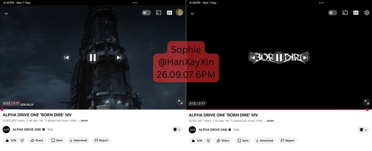HanXayXin's tweet photo. @ALD1_official MV Streaming
260907 6PM

#ALPHADRIVEONE 
#ALD1
#알파드라이브원 
#BORN_DIRE
#ALPHADRIVEONE_BORNDIRE https://t.co/4Xk0sL2qKv