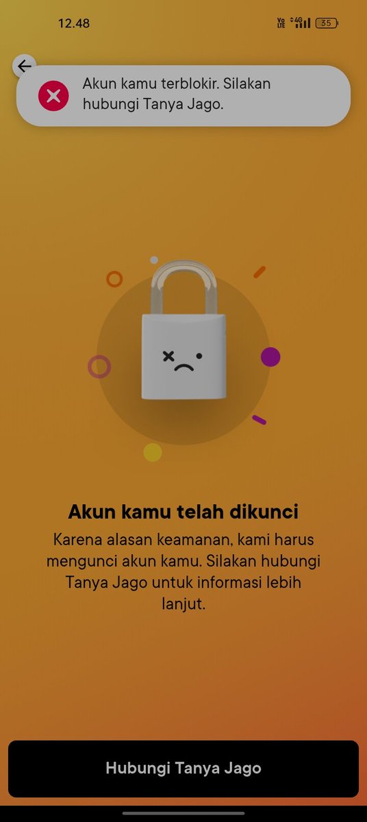 OktaPcc's tweet photo. @chanforger Punya saya malah terblokir kk https://t.co/zeVowdo6vC