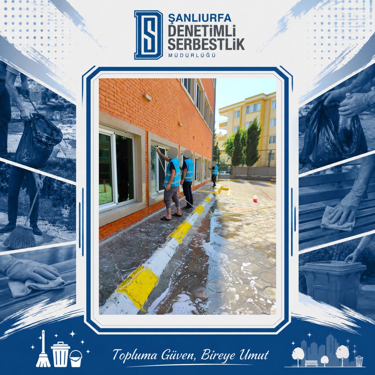 sanliurfads's tweet photo. 📍Kamu Hizmetlerine Katkımız Sürüyor

⚖️ Şanlıurfa Adliyesi Ek Hizmet Binalarında gerçekleştirilen temizlik faaliyetleriyle, kamu hizmetlerinin daha düzenli ve sağlıklı çalışma ortamlarında sürdürülmesine katkı sağlıyoruz. 

#ToplumaGüvenBireyeUmut https://t.co/S4H7ZfxkrH