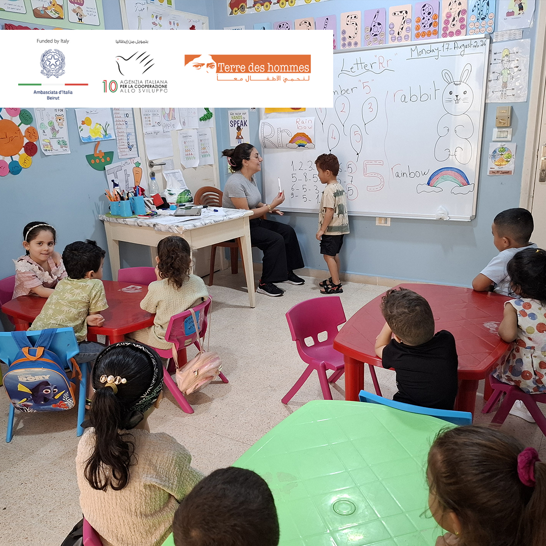 tdhitalylebanon's tweet photo. Learning comes to life at TDH Early Childhood Education centers in Basta and Souk El Ghareb.
Through games, songs &amp; art, children are discovering numbers.
Part of the ACCESS project, funded by #Italy through @aicsbeirut 

@aics_it @ItalyinLebanon https://t.co/nddcuxOtSt