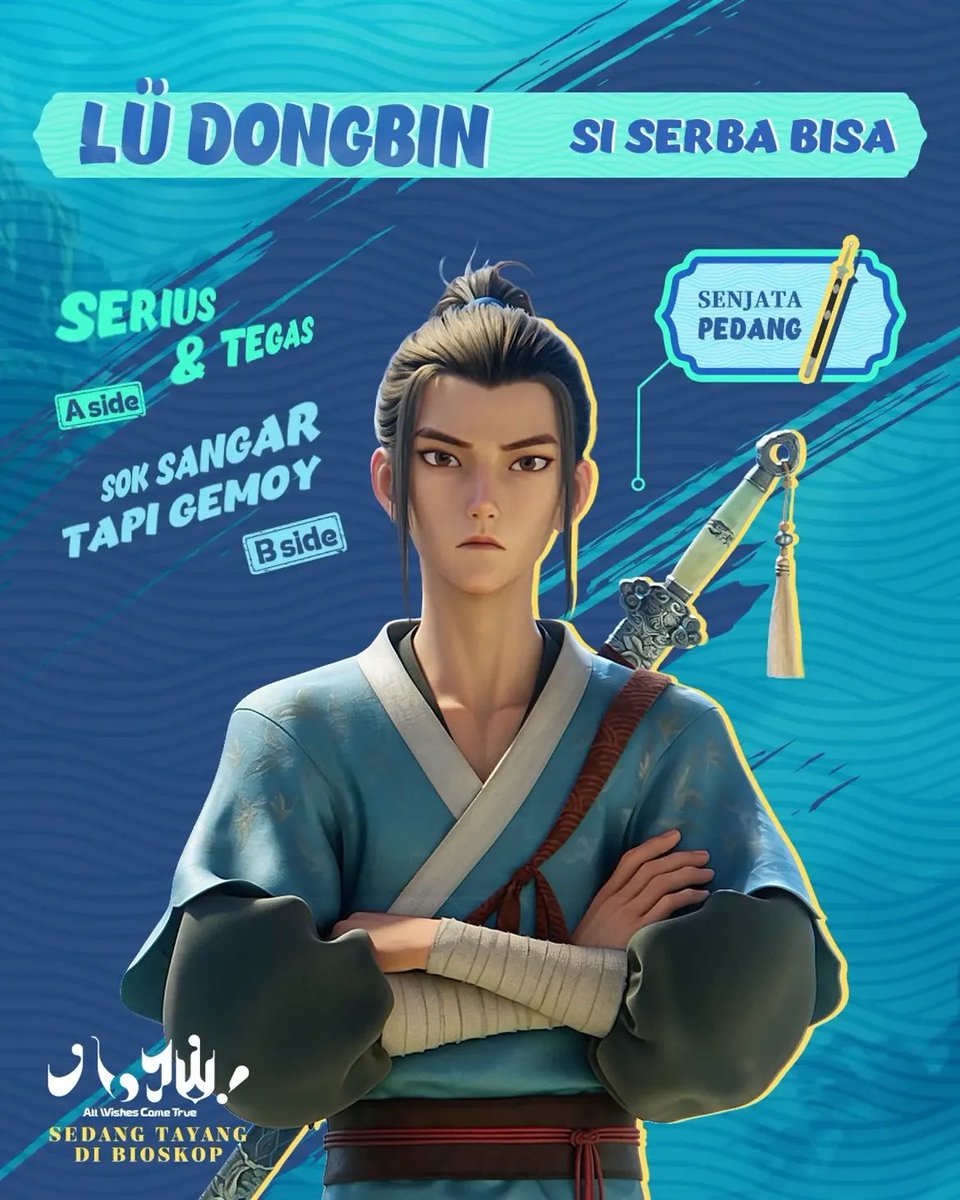 cinepolisID's tweet photo. Yuk kenalan dulu sama karakter-karakter kocak di film animasi terlaris Tiongkok tahun ini ALL WISHES COME TRUE. 

Filmnya sedang tayang di Cinépolis Cinemas. 

#八仙 #AllWishesComeTrue #CinepolisID https://t.co/QsNu8uu8m2