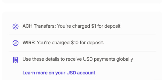 ic_squared's tweet photo. @mrfreshzz @remotemondays International Wire attracts high fees for deposit.

I setup using Raenest. They give the same Lead Bank details and I used ACH. https://t.co/hHsP5xnyjI