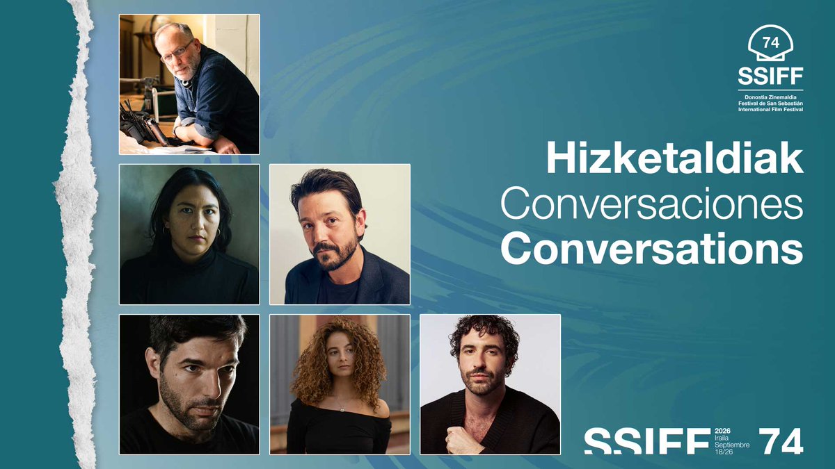 sansebastianfes's tweet photo. #74SSIFF #FilmTalksSSIFF 🗣️ @irasachs, Beth de Araújo, Benjamín Naishtat, Naëmi Ada, @firstman_jordan and @diegoluna_, among the leading voices of the #FilmTalks at the San Sebastián Festival’s 74th edition.
💭 The section will address topics including creation processes, new narratives and authorships, anti-racist attitudes in the audiovisual world, the challenge of audiences and distribution and art direction.
Complete Programme:
🌐 https://t.co/itPzvqH4Dt