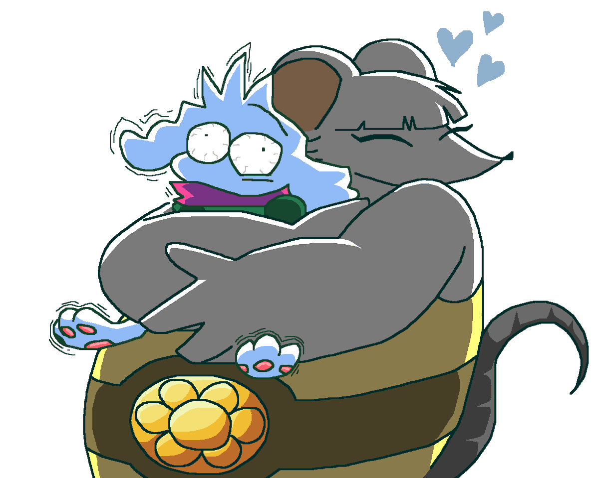 QuietTomato's tweet photo. ralsei are you ready to feel the wrath of marigold the giant rat after what you did to ory https://t.co/kH7S6g89WM