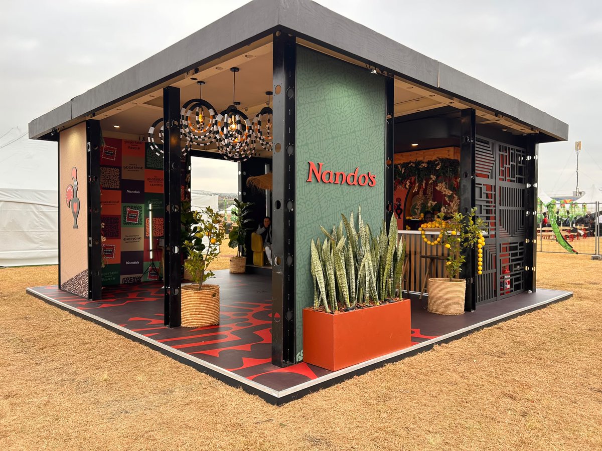 SensationLabZA's tweet photo. From the first piece going up to those final finishing touches, our team put in the work, the detail and probably a little too much energy 😂🔥  but the result speaks for itself.

Bold. Vibrant. Full of character. Very @nandosrsa 

Big shoutout to the crew behind the build  the team really did the most on this one!