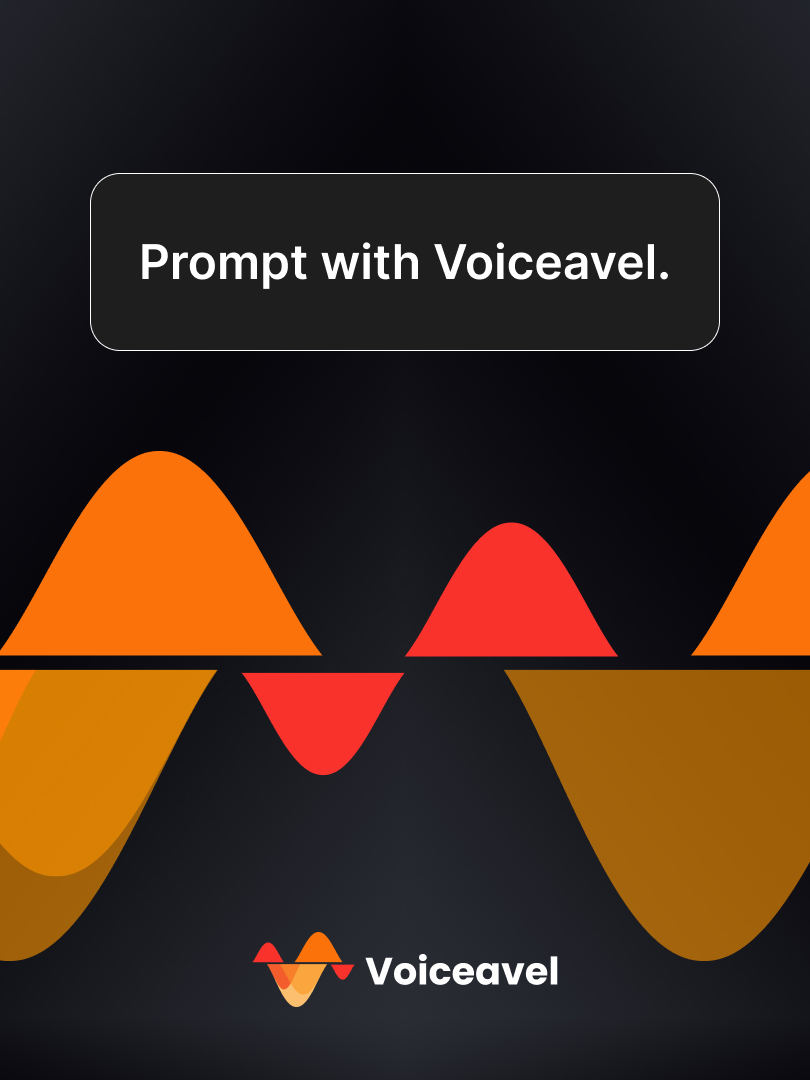 voiceavel's tweet photo. No typing. No complicated commands.

Just tell Voiceavel what you need, and let AI turn your words into action.

Speak it. Prompt it. Get it done.

#Voiceavel #AI #AIAssistant #VoiceAI #Productivity #AITools #FutureOfWork https://t.co/OMtsv0DqYG