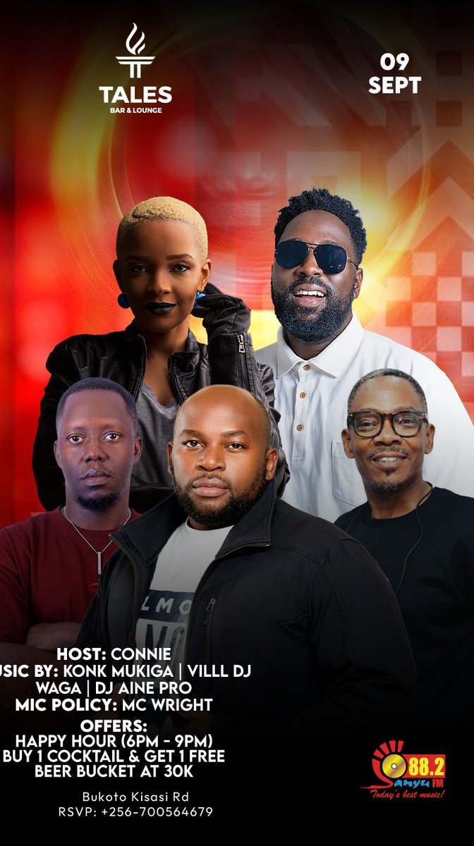 Epicurean_UG's tweet photo. Relive the best hits! Join us for WEDNESDAY CLASSICS @Taleslounge_kla. Celebrate your birthday on Wednesday with us &amp; get a cake on the house. Tunes by @konkmukiga @AlmostFamousUG @Villl_Deejay &amp; @McWright256,DJ AinePro &amp; Connie. Buy1Get1Free cocktail, Beer bucket @ 30k 6pm-9pm https://t.co/2MJEfMDP0s