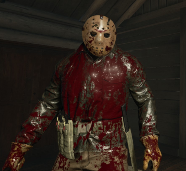 HorrorDirtbag's tweet photo. @JasonUniverse13 @DeadbyDaylight "bloodiest Jason has ever been".... Jason Universe larp......................... https://t.co/1Wqhy5JdCd