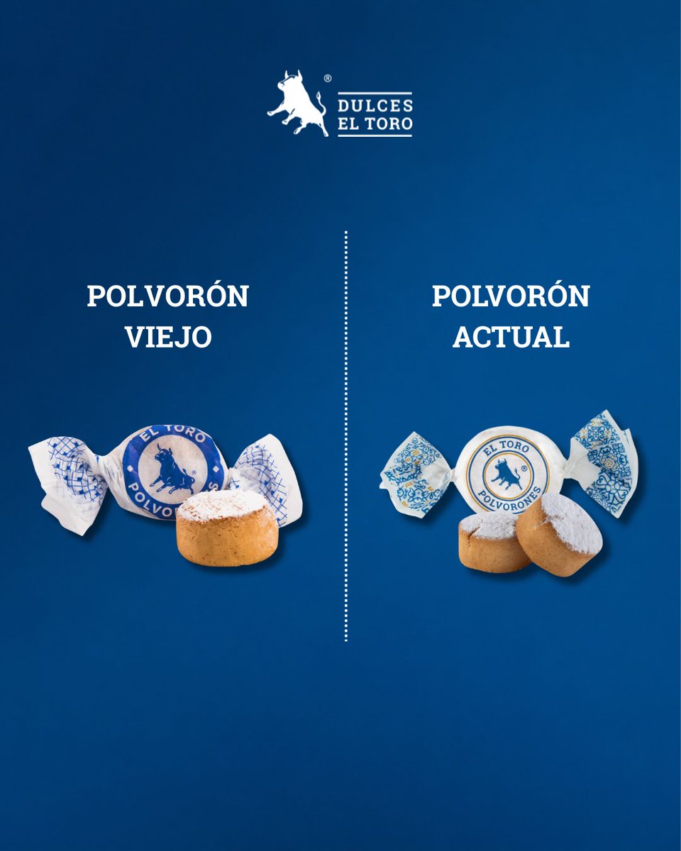 DulcesElToro's tweet photo. 👀 En más de 175 años nos ha dado tiempo a cambiar
Orgullosos de nuestro pasado y motivados para seguir siempre mejorando…💙🚀
#DulcesElToro | #Valladolid | #TierraDeSabor | #alimentosdevalladolid | #polvorones https://t.co/jPKIjbvq2S