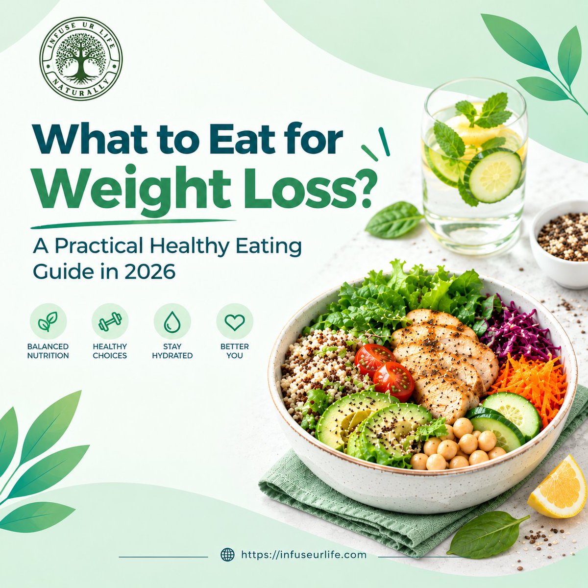 OfficialIUL's tweet photo. 🥗 Weight loss starts with better choices, not extreme diets. Discover a practical guide to balanced nutrition, healthy food, and sustainable eating habits to support your goals in 2026. 🌿
https://t.co/0aTg0dh2mS
#InfuseUrLife #InfuseYourLife #IUL #WellnessJourney
#HealthyLiving https://t.co/QyWIQv4L58
