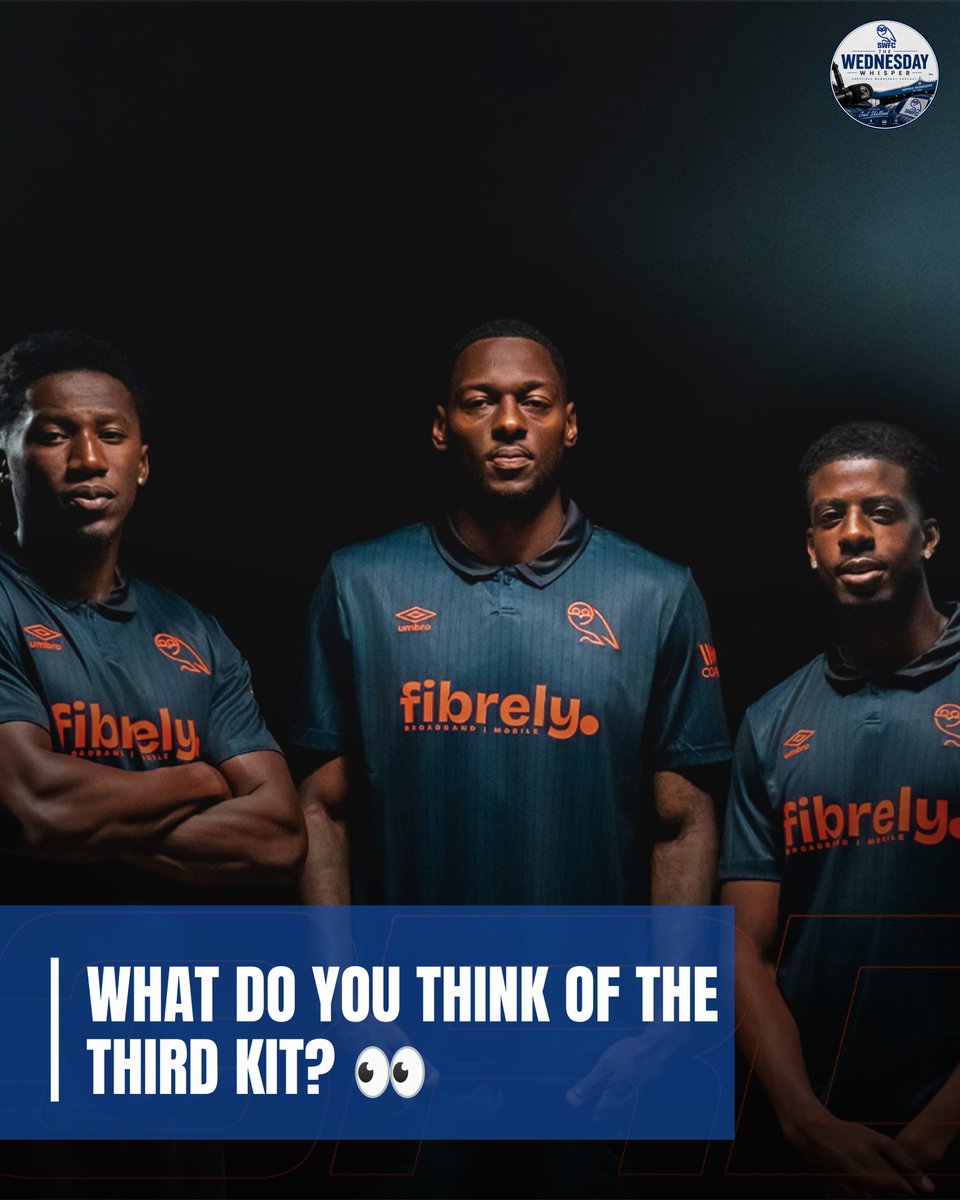 TheWedWhisper's tweet photo. The new third kit is here. 🦉🖤🧡

Be honest, Wednesday fans…

What do you make of it? 👀

🔥 Love it
👍 Like it
😐 Not sure
👎 Not for me

Have your say below. 👇 https://t.co/e35pwFbiEs