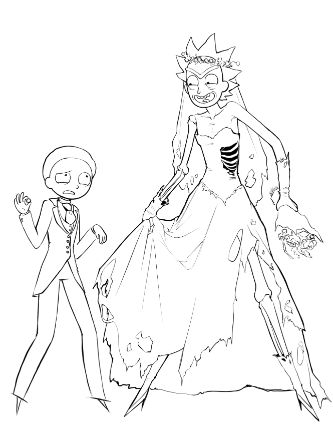 SSaprawi47302's tweet photo. Corpse Bride...Rick？！ https://t.co/XmnwsCFIYa