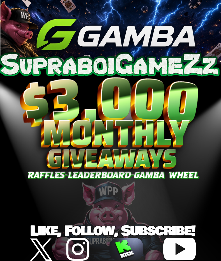 Supraboi_'s tweet photo. Weekly Giveaway is here. What up fam! Get yo gamba acct ready. 

Rolls Friday 10 Winners X $$$

✅LIKE+FOLLOW
✅RETWEET
✅TAG A FRIEND

Join here: https://t.co/axm565ldJM

Leaderboard:
https://t.co/NyHWj2rn7y

#giveawaybysupraboi #smallstreamer https://t.co/pg1arZbiCp