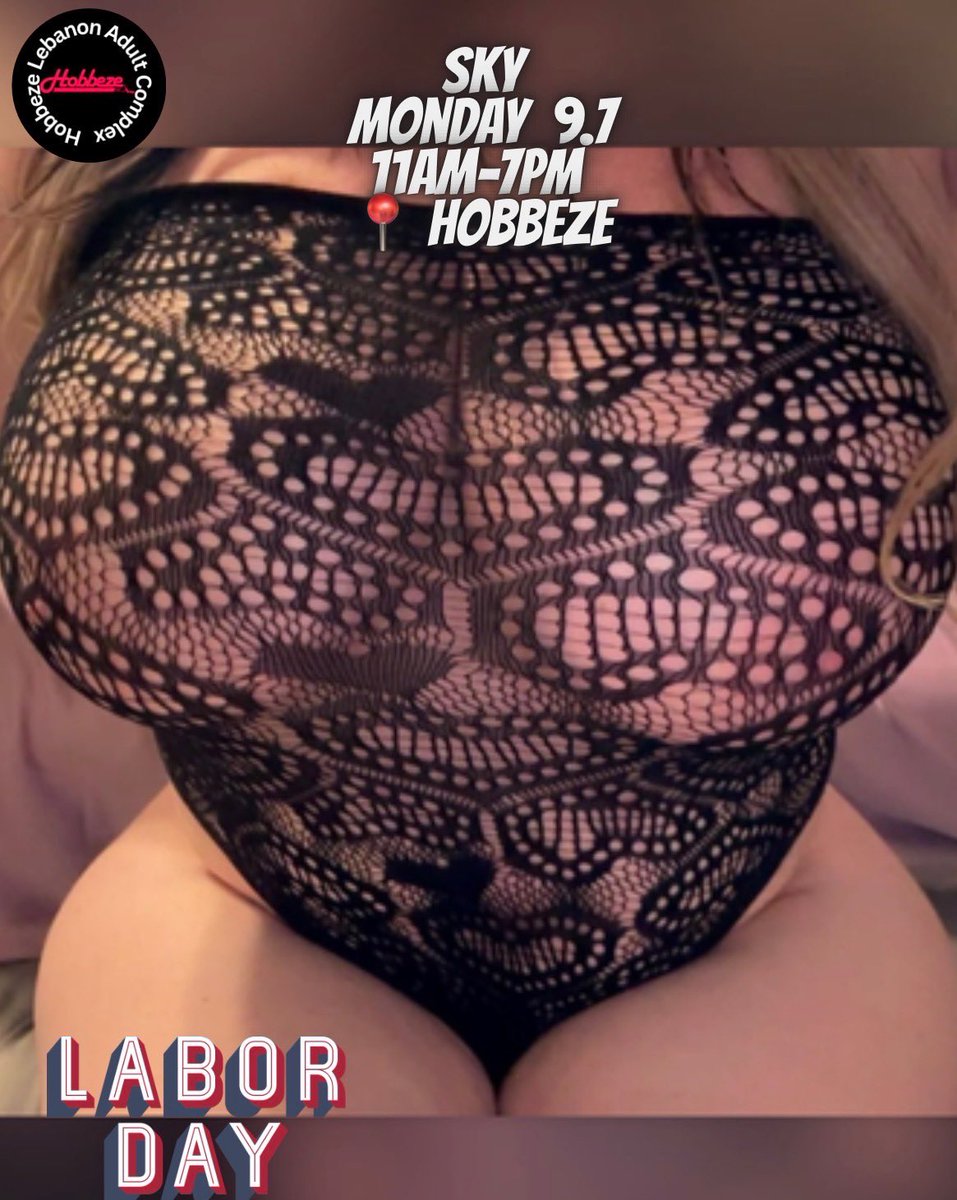 hobbezeinc's tweet photo. Labor Day party @ Hobbeze …everything else closed…we’re OPEN 11-7 ….20% off in store CA$H purchases…🍑💃 SKY 💃🍑 nude lapdances…🏖️🏖️ nude swingers sundeck…xxxtheater…#cum #tits #gfe #hotwife #milfs #milf #pussy #lapdances #striptease #burlesque #bbw #feet #bbc https://t.co/1sIzOl4reo