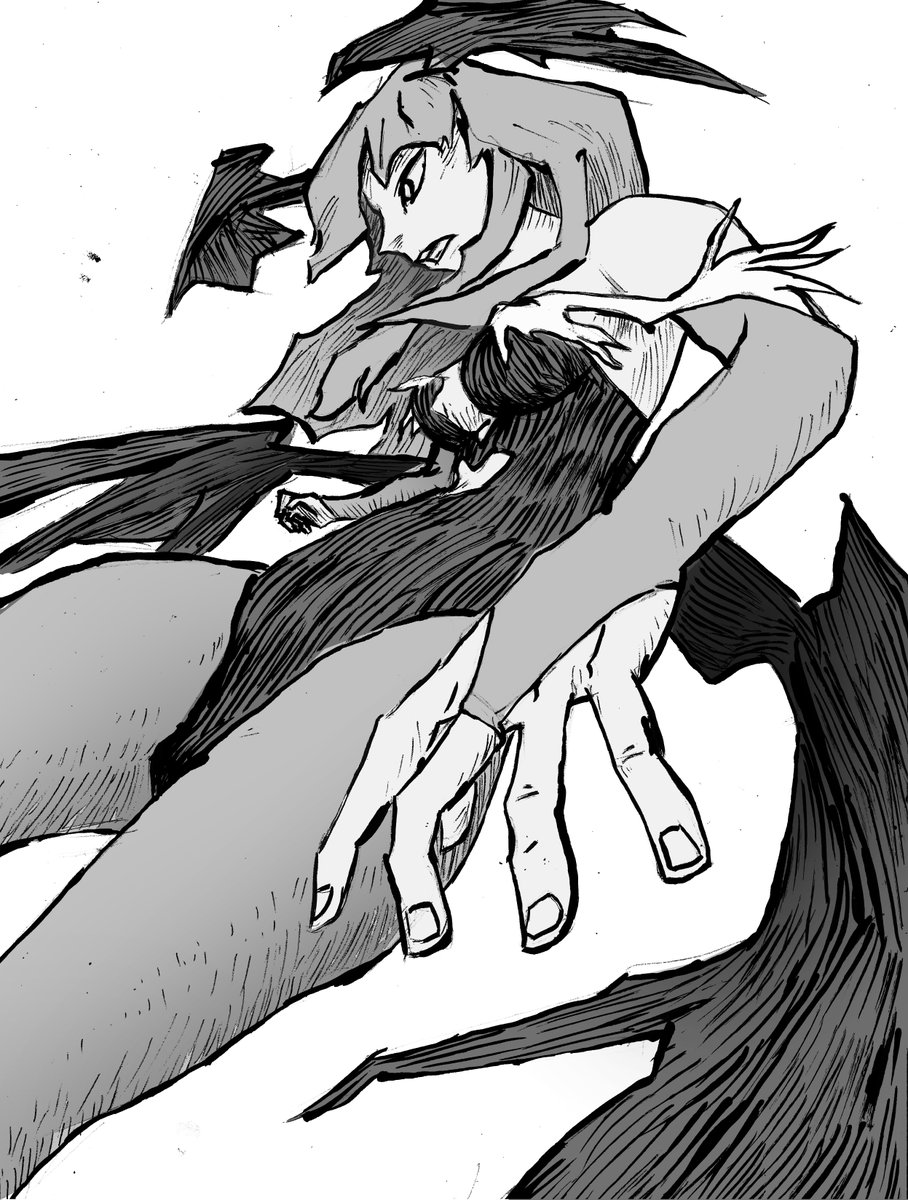 O_malditto's tweet photo. monochrome morrigan https://t.co/vXgSD4G4SG
