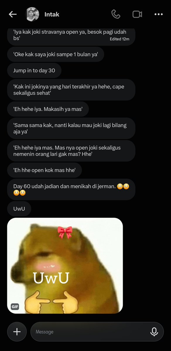 ReaderWonyoung's tweet photo. KLARIFIKASI.

Nggak skandal ya guys, Abang Intak udah punya skenario menikah di Jerman sama Ohyul. https://t.co/4wqWY0M15I