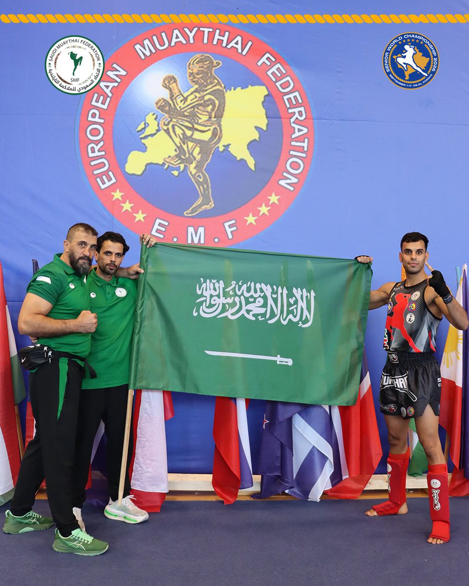 SMF_KSA's tweet photo. حسمها بطلنا عامر العنزي بكل قوة 🇸🇦🥊
بضرباتٍ حاسمة وأداءٍ هجومي مميز، نجح البطل عامر العنزي في إنهاء النزال خلال 15 ثانية فقط، ليحجز مقعده ��ي النهائي ويرفع راية الأخضر عاليًا في بطولة العالم للكبار 2026 في كوسوفو.
كل التوفيق لبطلنا في النهائي، والقادم أجمل بإذن الله 💚🔥 https://t.co/roRJVzzxeB
