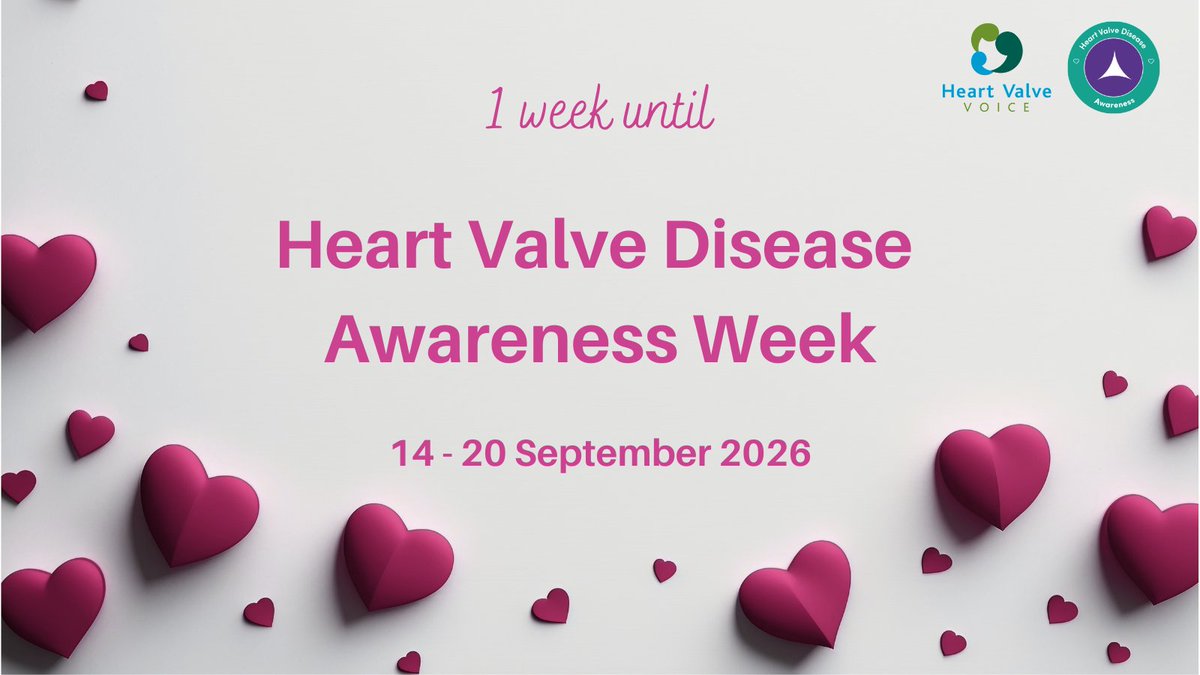 HeartValveVoice's tweet photo. Only one week to go until #ValveWeek26 that starts next Monday!
Heart valve disease is a medical condition that occurs when one or more of the four valves in our heart don’t work properly.
#ListenToYourHeart https://t.co/XfAIK4w4kS