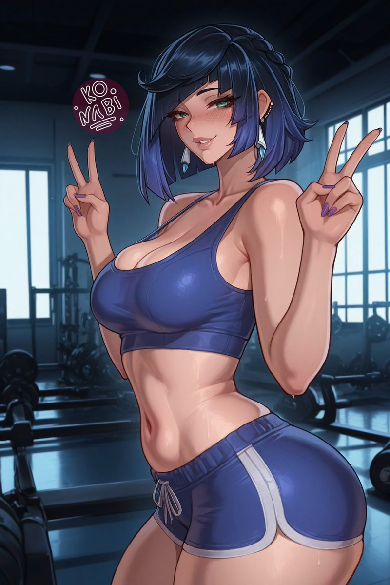 Konabi_sfw's tweet photo. Who wants to train with me? 💙

Full set on bio 🔗

#GenshinImpact #yelan https://t.co/93EUjyCA83