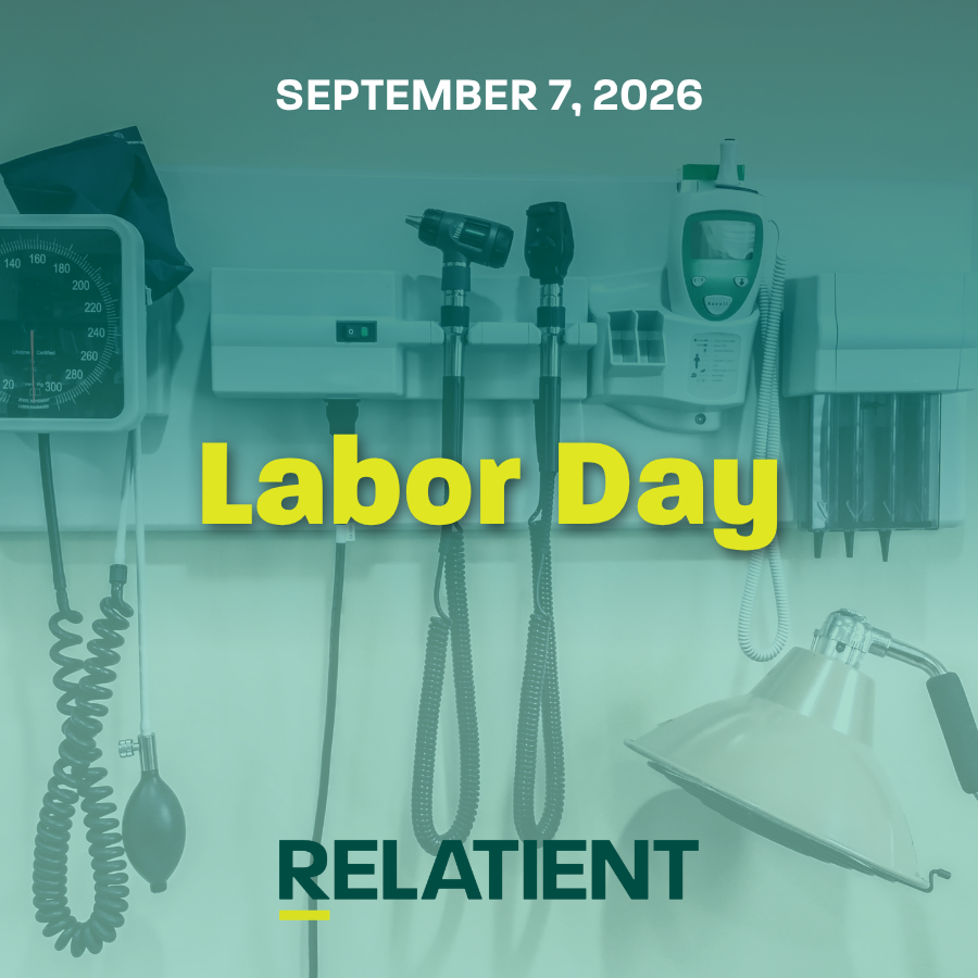 Relatient's tweet photo. The work that keeps healthcare running doesn't stop. This Labor Day, we're thinking about the schedulers, contact center teams, providers, and patient access staff who show up every day to make sure patients get the care they need.

Happy Labor Day from all of us at Relatient. https://t.co/fiiCvviRXK