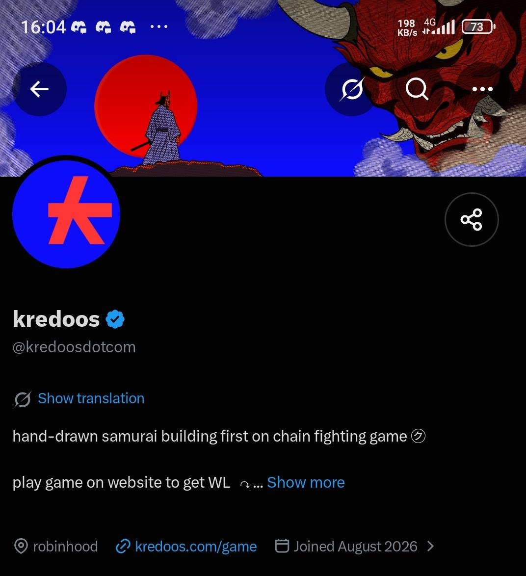 BramwellOsa's tweet photo. Early Alpha 🚨

@kredoosdotcom

The first onchain fighting game coming to @RobinhoodApp.

Follow and turn on notifications 

Be early https://t.co/hlMYciiawi